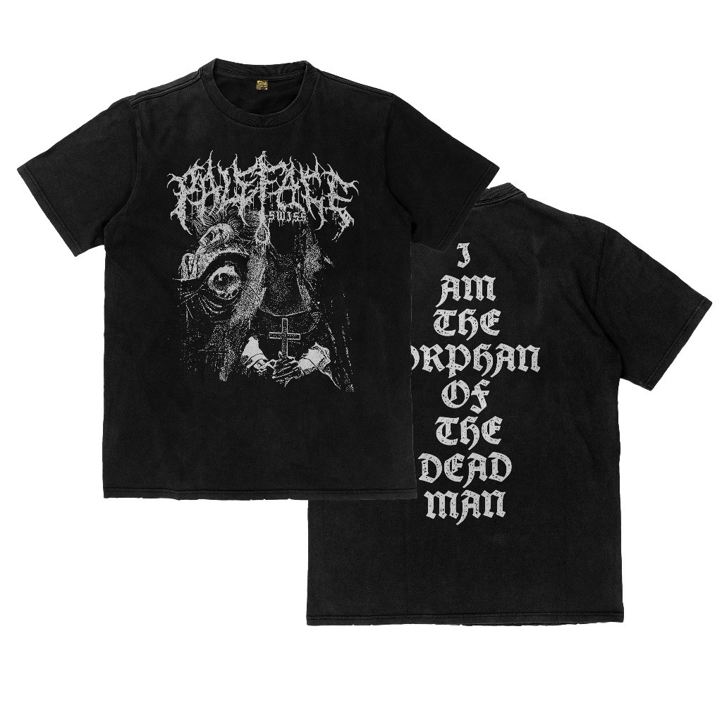 (COD) Kaos Paleface Swiss The Orphan Band Metal Metalcore Tebal T Shirt Flexinc Katun 16s Heavyweigh