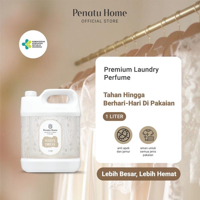 Parfum Laundry Premium Penatu Home - White Dress Jirigen 1L