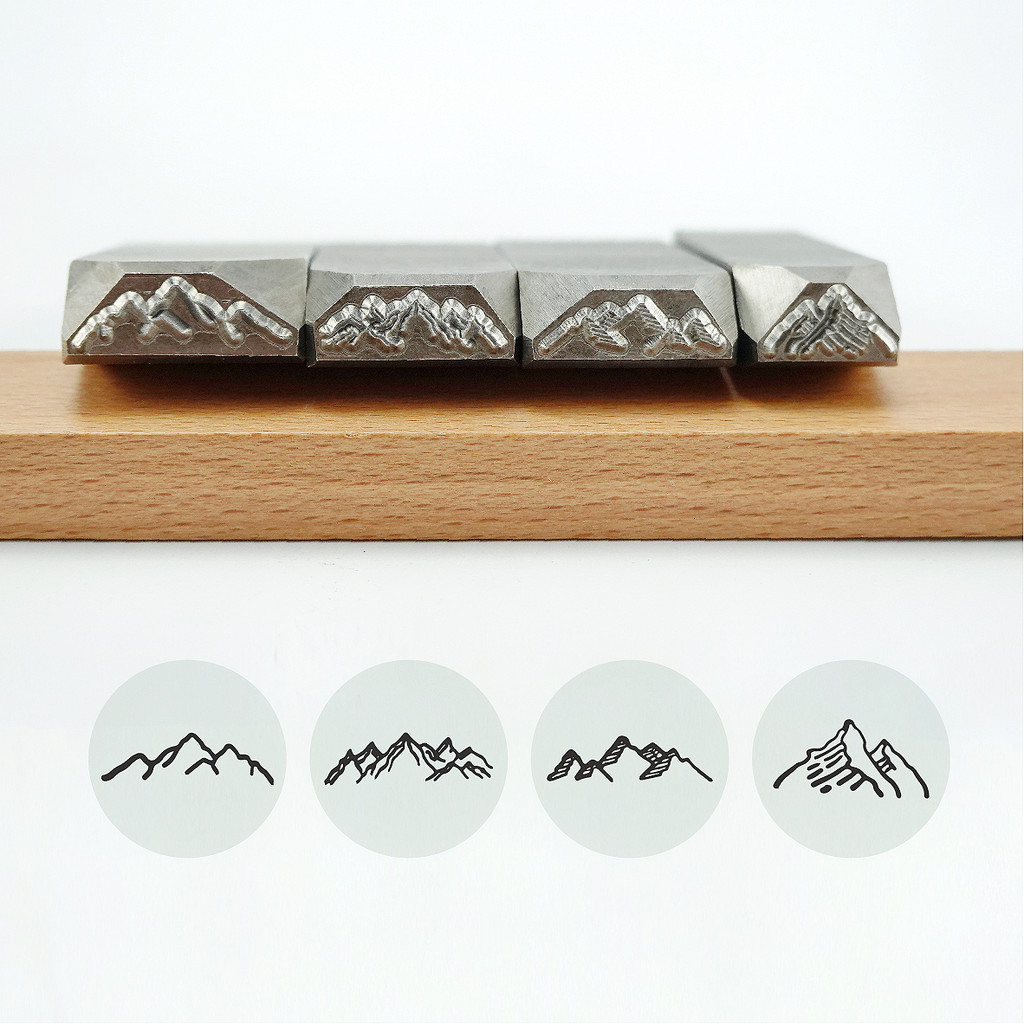 

Metal Stamp Metal Stamping Metal Stamps Mountain Symbol Mountain Metal Stamping Kit DIY Leather Stamps, Jewelry Stamping Tool