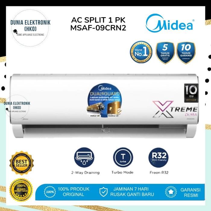 Midea AC MSAF-09CRN2 - Penghemat Listrik dengan Teknologi R32