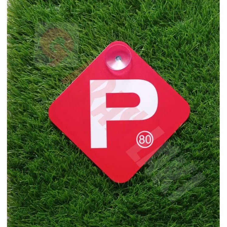 

Car signboard tempelan kaca P