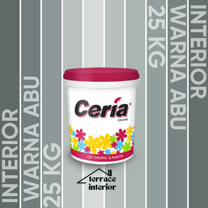 Cat Tembok Interior Propan Ceria  Warna Abu 20 Kg