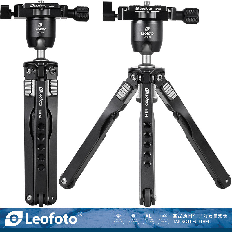 Leofoto MT-03 + +MBC-18 Mini Multi-function Tripod Set Portable Desktop Outdoor Photography