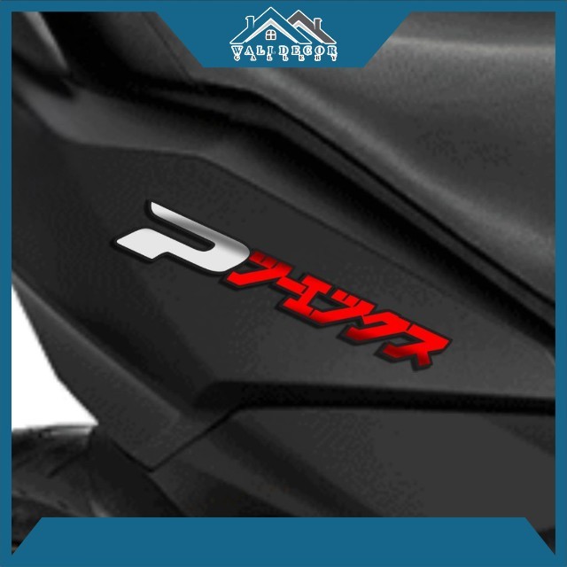 ®WDG* Emblem PCX Japan 2 PCS Timbul 3D Logo Aksesoris Motor PCX Jepang