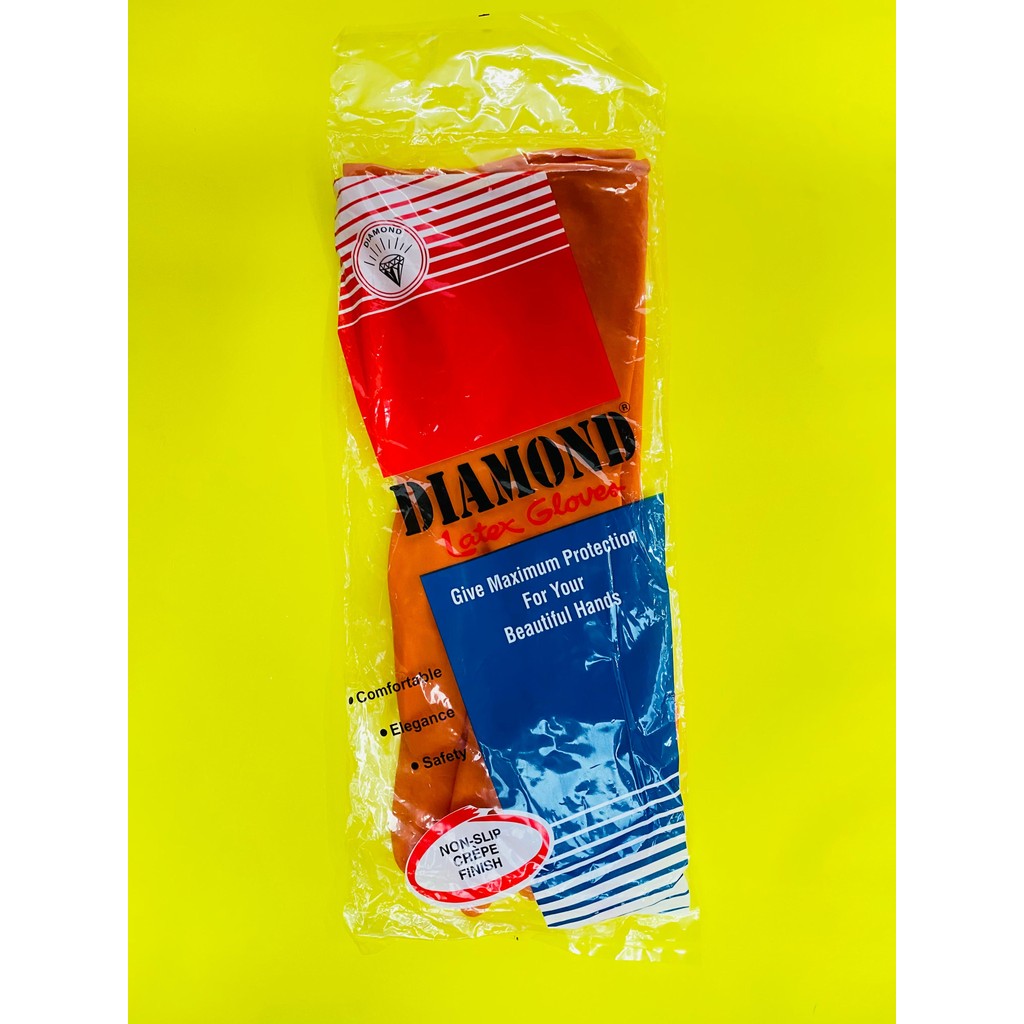 Sarung tangan latex karet anti selip sarung tangan serbaguna merk diamond