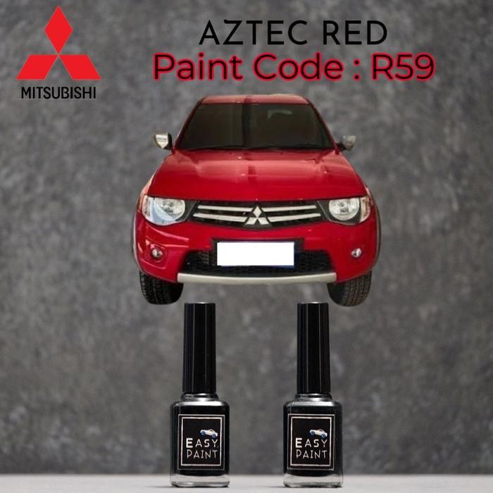 Cat Oles Mobil Red Solid R59 Mitsubishi Strada Triton Merah Solid 15ml