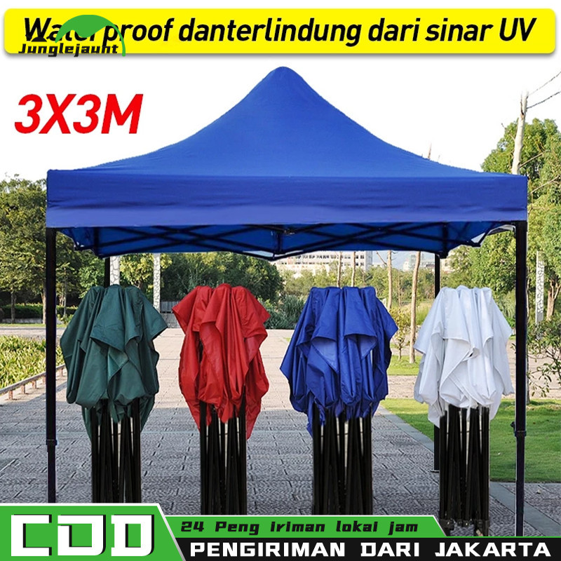 Tenda lipat 3x3/Tenda Lipat Jualan/tenda jualan 2x2/Tenda Bazar 600D Outdoor/Tenda Bazar Pameran/Ten