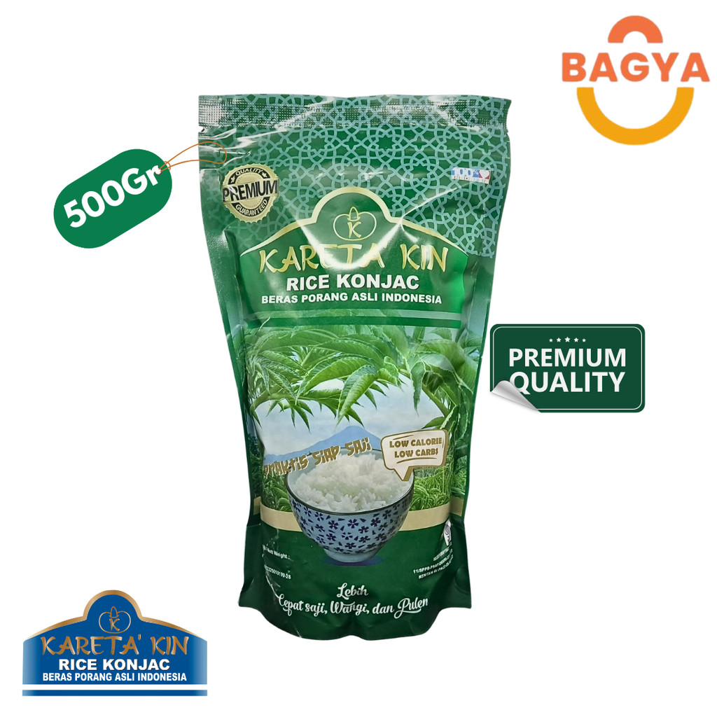 

Kareta Kin Premium Quality Beras Porang Kareta Kin 500gram