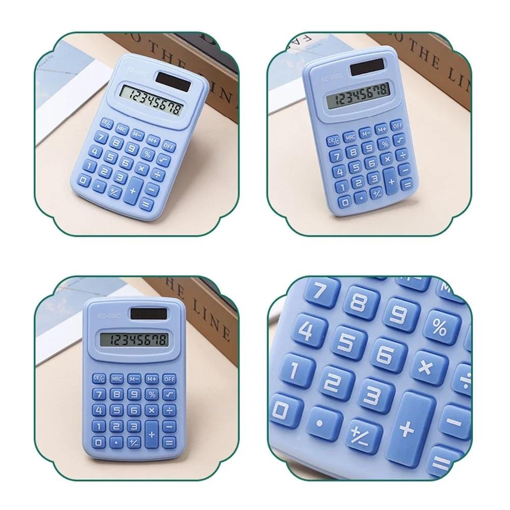 

New Small Calculator Silent Calculator Mini Version Learning Auxiliary Portable Calculator Office Silent Calculators