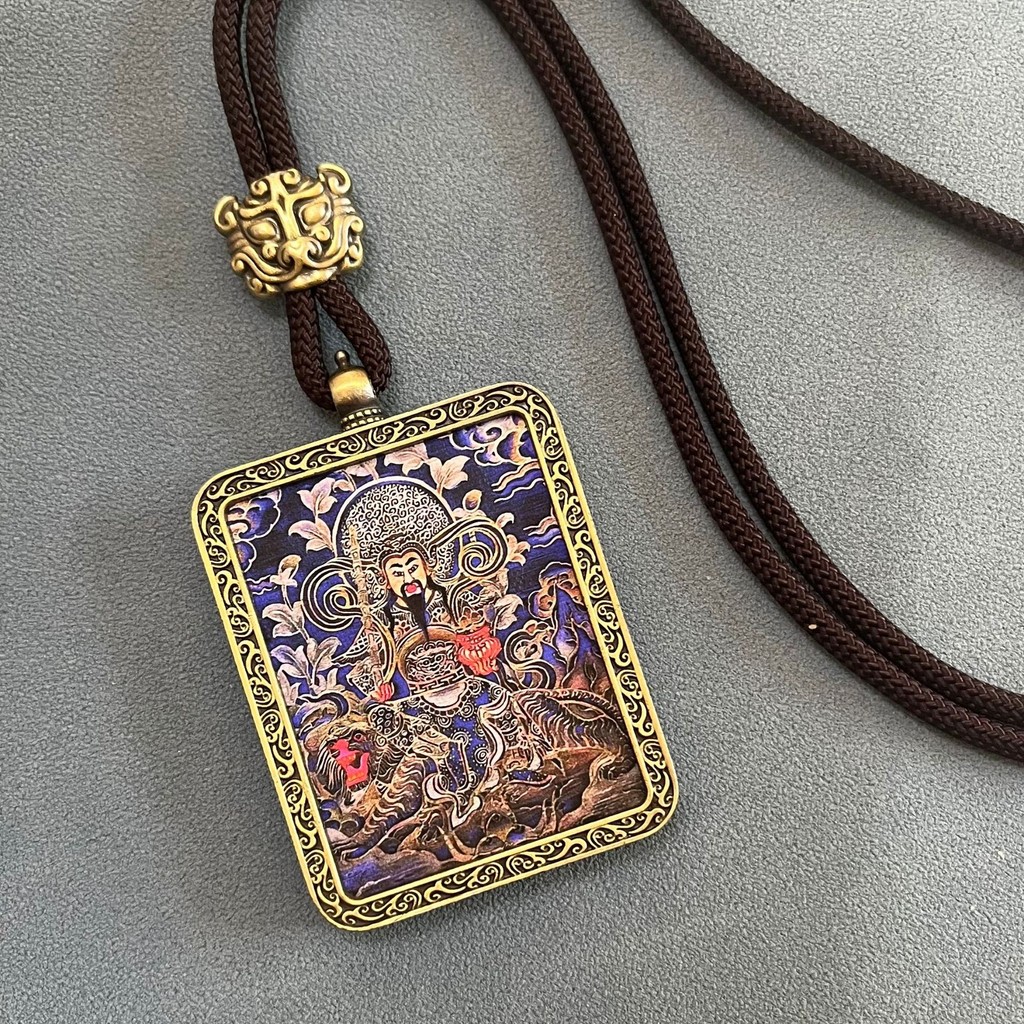 Thangka, Zhao Gongming, liontin Thangka, produsen grosir pasar malam pemandangan kios keberuntungan 