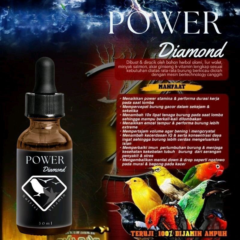 Jaya Putra - POWER DIAMOND KONSLET JOSS VITAMIN BURUNG MENINGKATKAN STAMINA TENAGA GACOR ANTI STRESS