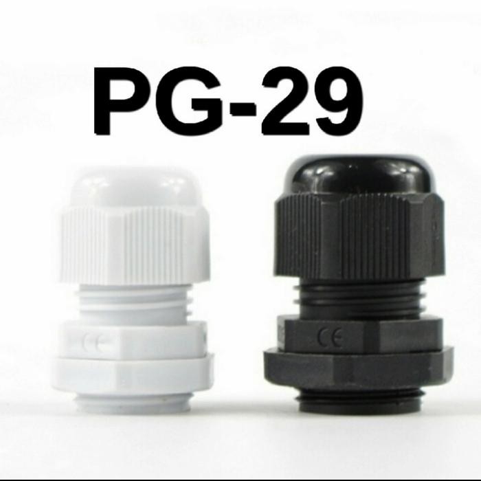 Kabel Gland PG-29 Putih - Hitam Kabel Gland PG-29 Cable Gland PG29 PG 29 Kabel Gland pg29