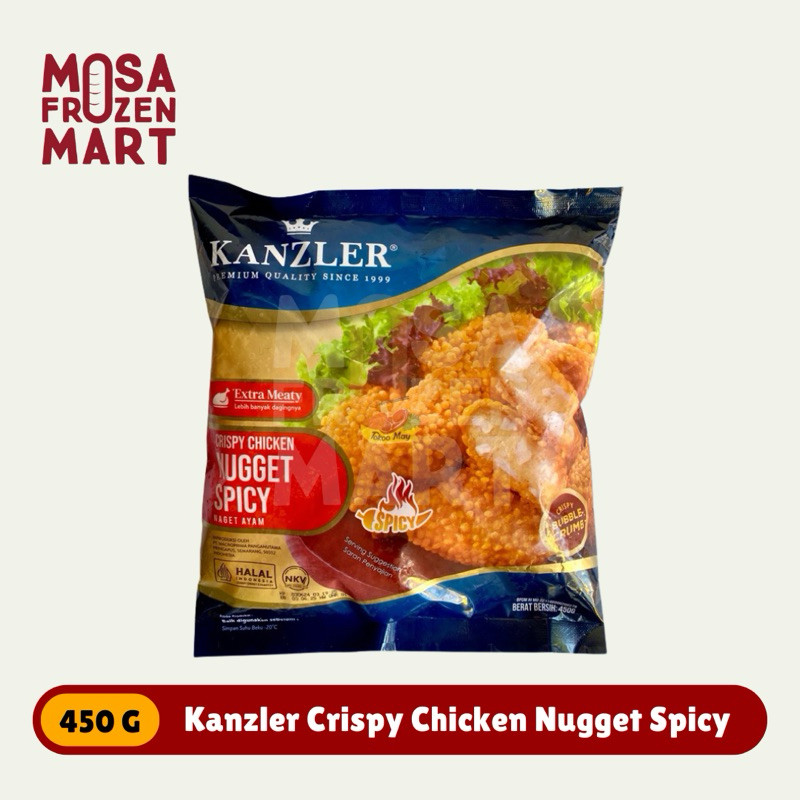 

Kanzler Crispy Chicken Nugget Spicy 450 G
