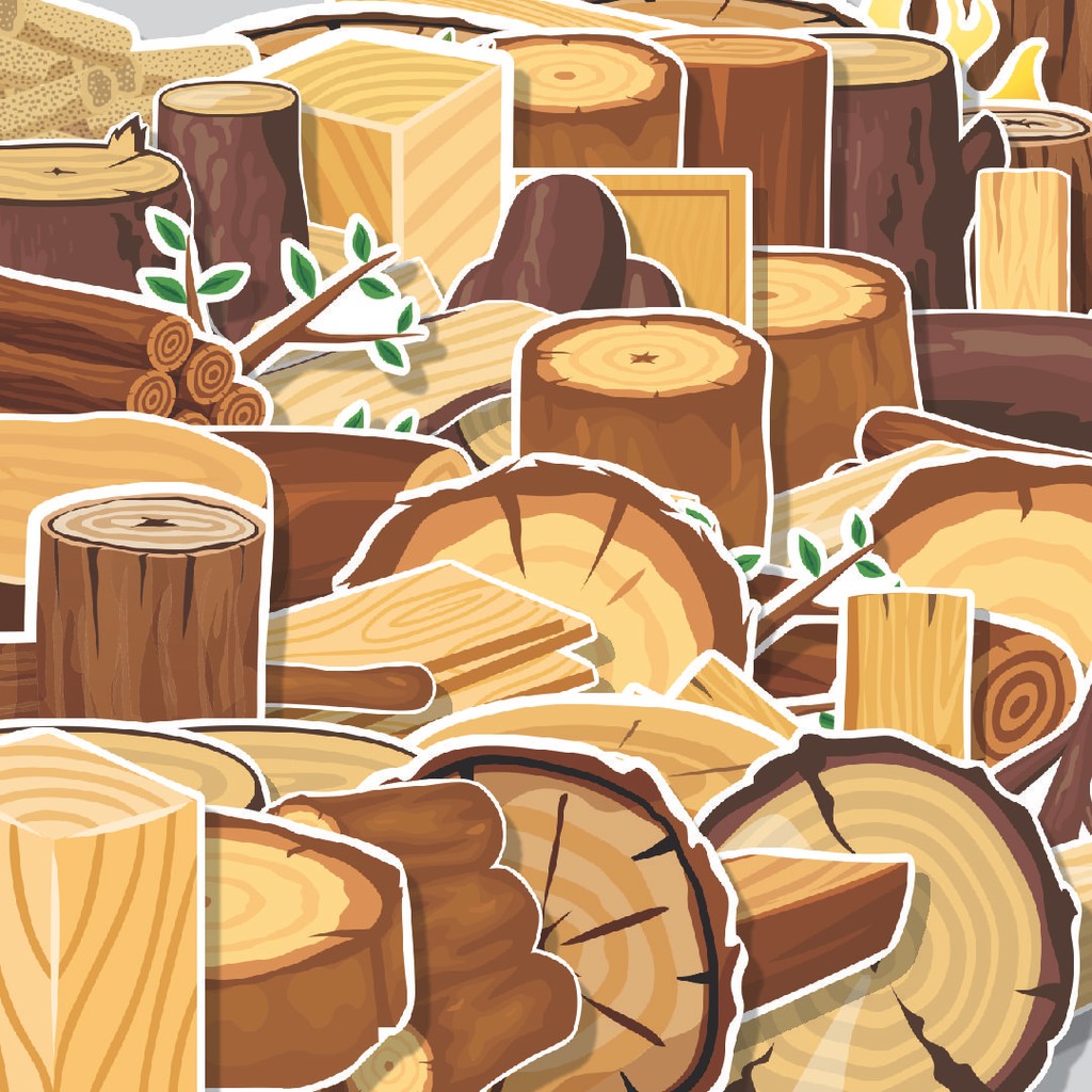 

Stiker Cutting Pack Stiker Ilustrasi Batang Pohon Isi 100Pcs Series Aesthetic Lucu Keren Untuk Koper Bahan Vynil