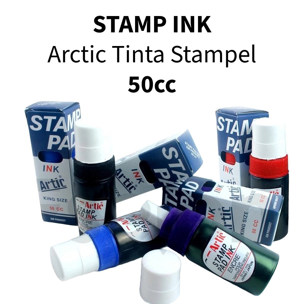 

❤️️Tinta Bak Stempel ARTIC 50CC / Stamp Pad Ink King Size 50 CC❤️️