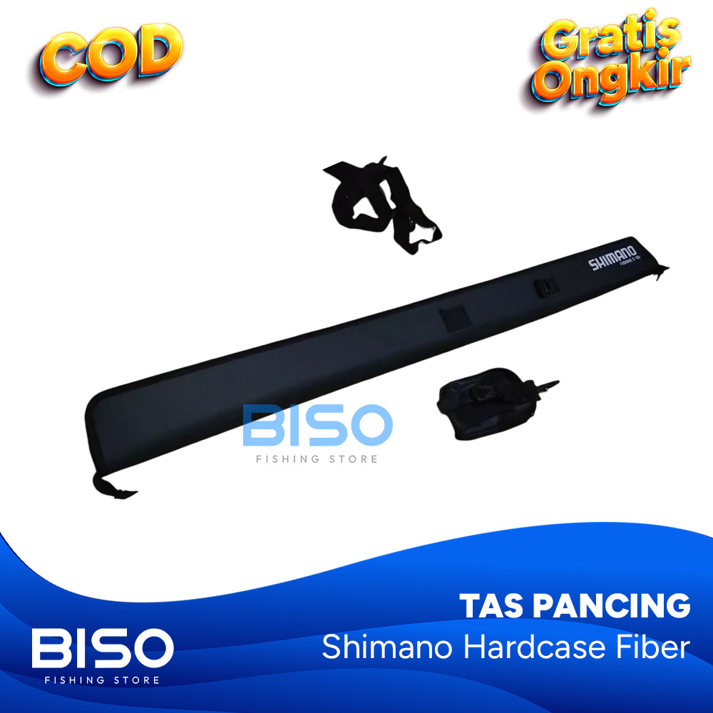 Tas Pancing Shimano HardcaseFiber Selempang Ukuran Super Kokoh Premium