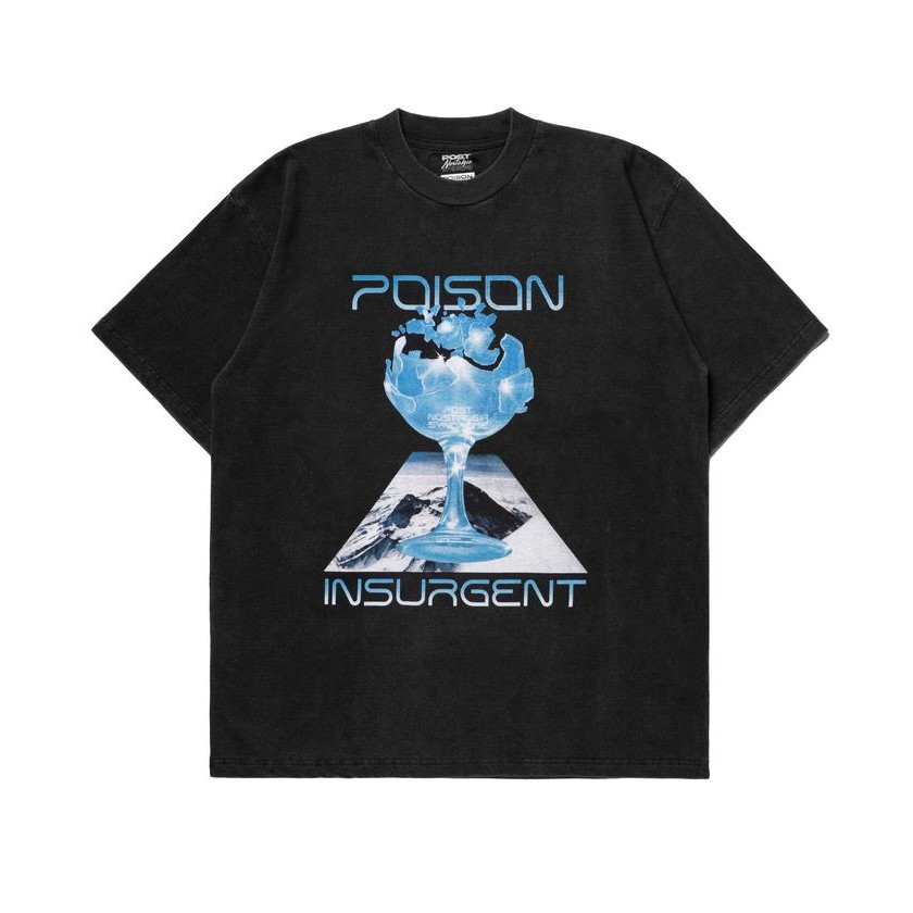 (COD) POISON FOREVER x INSURGENT CLUB 02 LOGO POISON x INSURGENT CLUB T-SHIRT WASHED - S