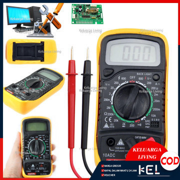 MINI Digital Multimeter AC/DC Voltage Tester - XL830L Multitester ORIGINAL LCD Digital Multitester D