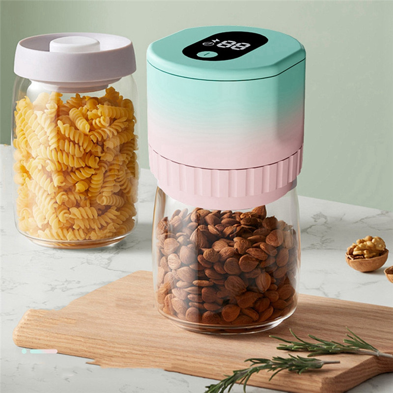 

Electric Mason Jar Vacuum Sealer Kit Cordless Automatic Jar Sealer Kit With Mason Jar Lids For Food Storage