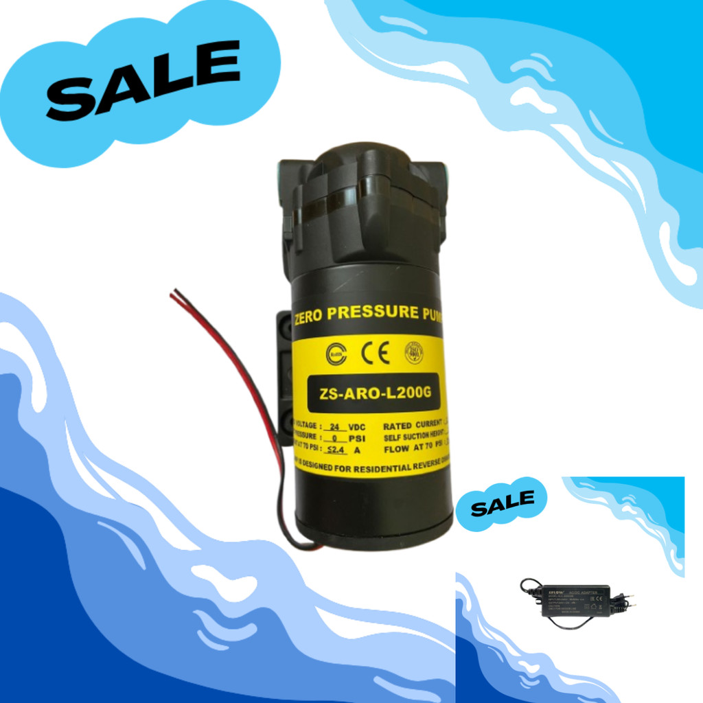 Pompa RO Reverse Osmosis Booster Pump Eflow 200 GPD