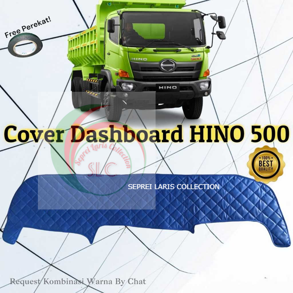Cover Alas Dashboard Hino 500 Lohan Ranger Pelindung Dasbor Mobil Kulit Variasi Aksesoris Interior