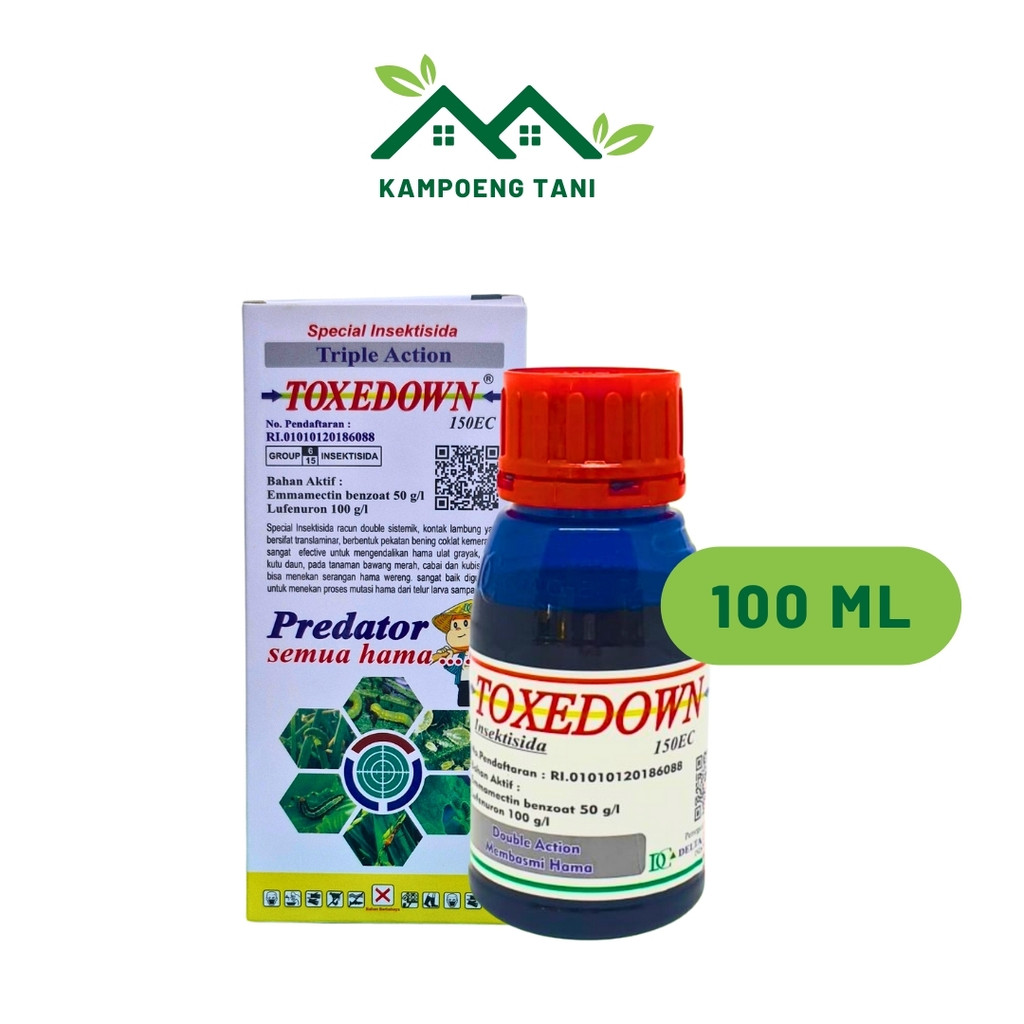 Toxedown 150ec Kemasan 100ml Predator Semua Hama Original Tanaman Obat