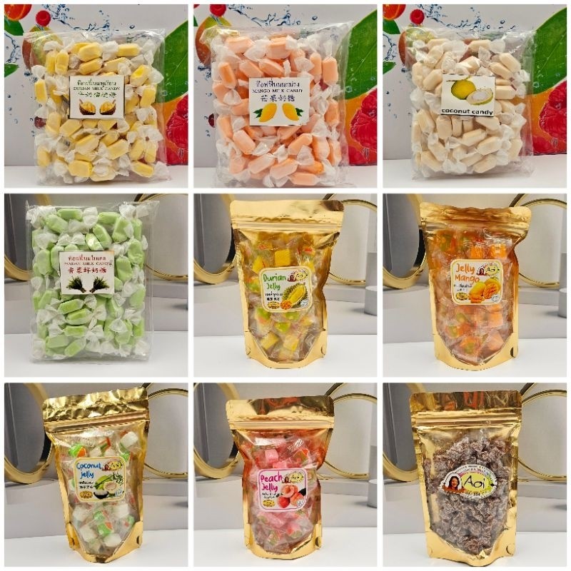 [Ready] Aoi Dried Fruit Candy / Jelly Fruit Aoi Bangkok Thailand