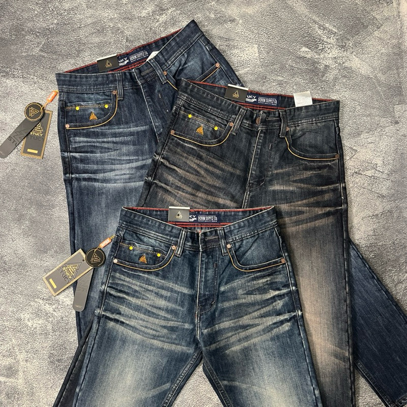 celana jeans stucy denim || celana cowok kekinian || celana jeans fiding || celana cool || jeans reg