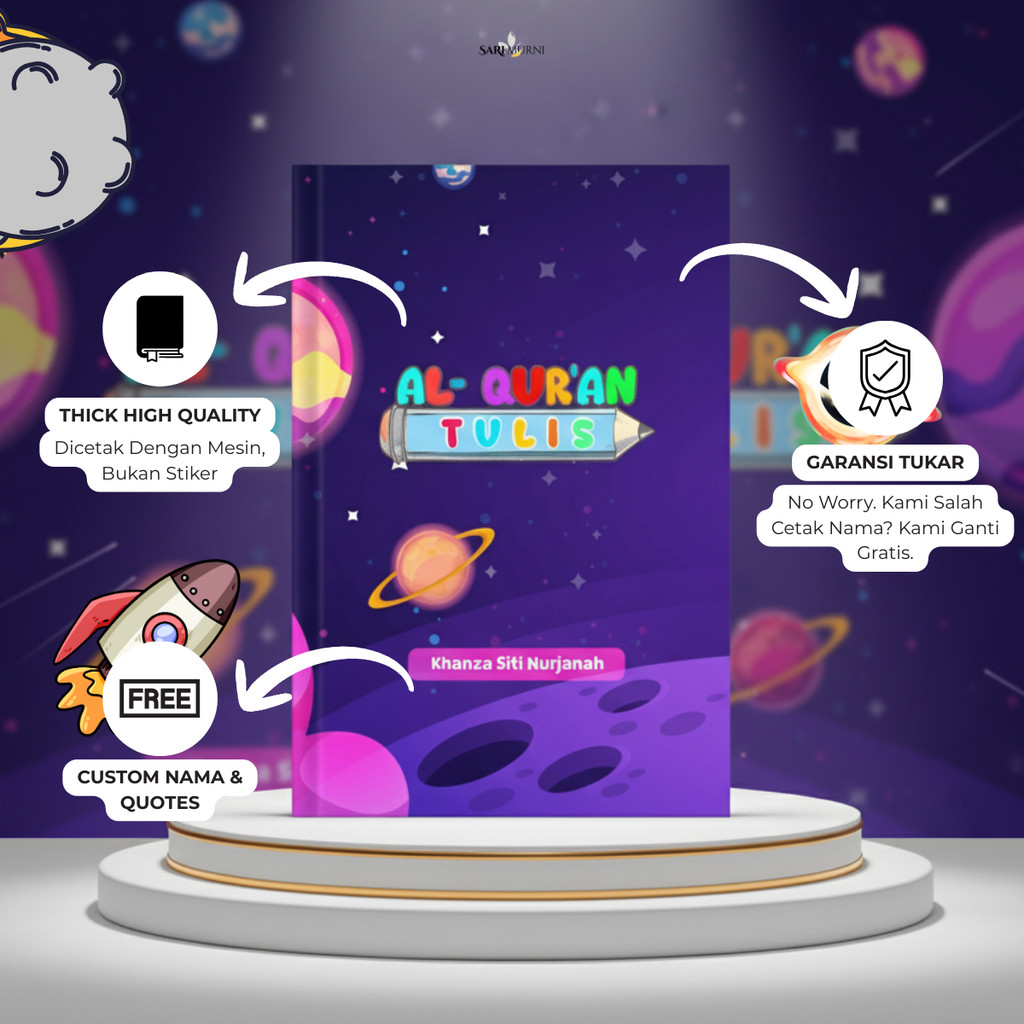 Sari Murni Jakarta - Alquran Tulis Sendiri Premium Custom Nama QT-41