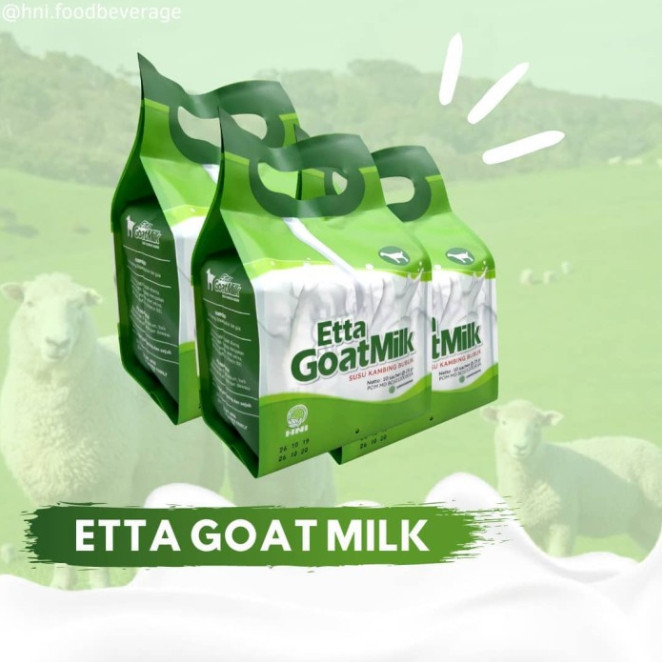 

(EXTRA PROMO) EGM VANILA etta goat milk 10 saset HNI HPAI original bisa buat anak susu kambing etawa
