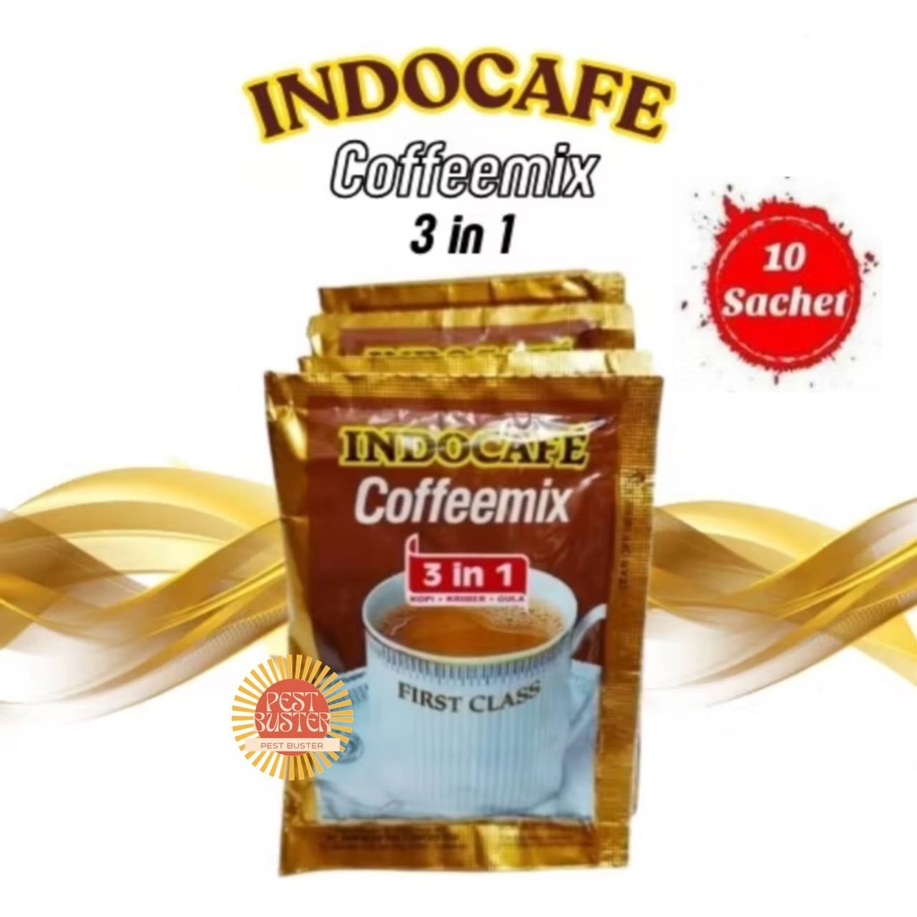 

INDOCAFE COFFEEMIX KOPI RENCENG 10 SACHET Halal BPOM Original