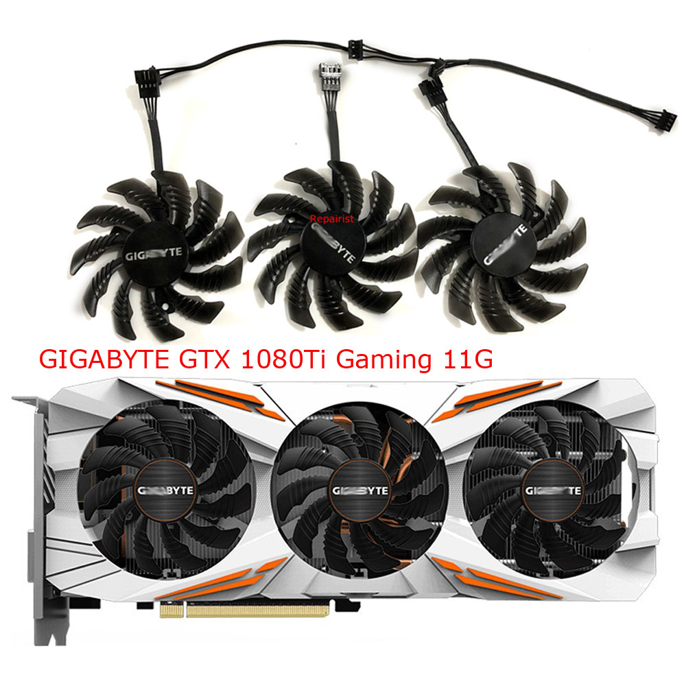 T128010SU,PLD08010S12HH,GPU Fan For GIGABYTE R9 FURY GTX 1080 1070 G1 Rock Gaming,gtx1080 windforce 