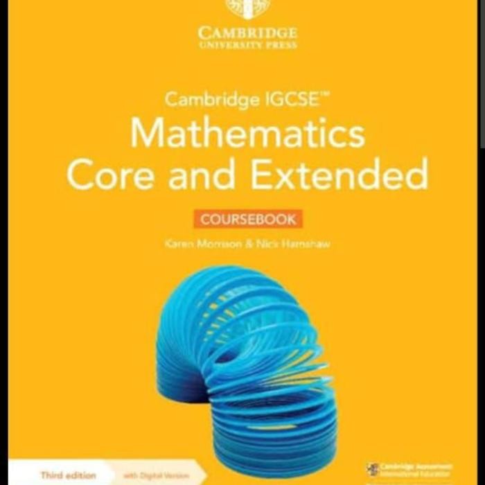

buku cambridge igcse mathematics core and extended coursebook
