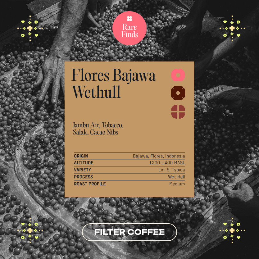 

KORO ROASTERS Arabica Bajawa Flores Wet Hull Biji Kopi - Single Origin Specialty Coffee