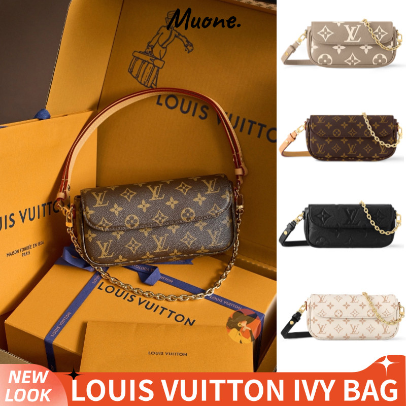 LOUIS VUITTON WALLET ON CHAIN IVY BAG Women's Ladies / tas punggung / tas rasul  lv ivy bag