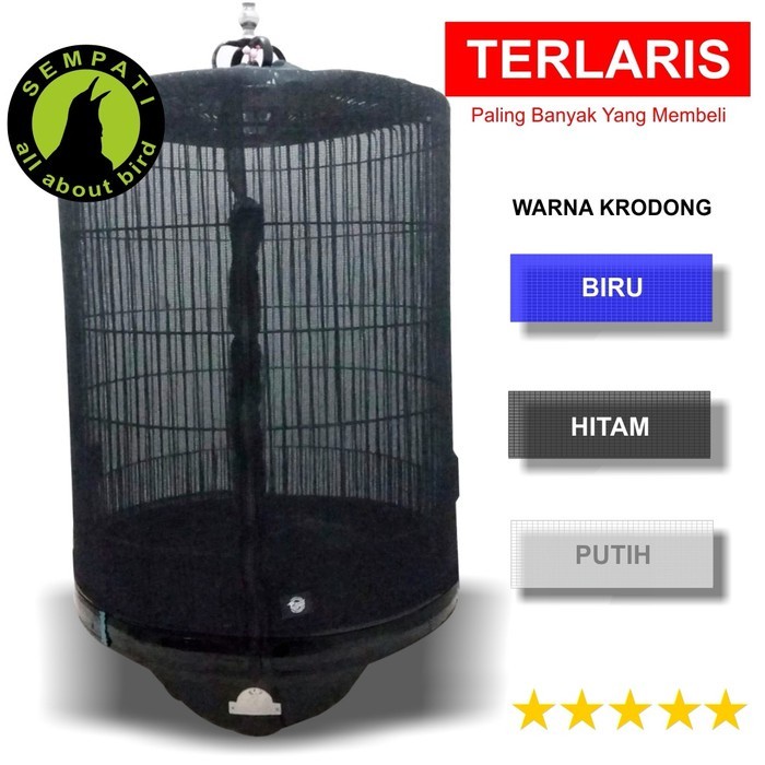 RB Kerodong Krodong Kelambu Sangkar Kandang Burung Murai Transparan