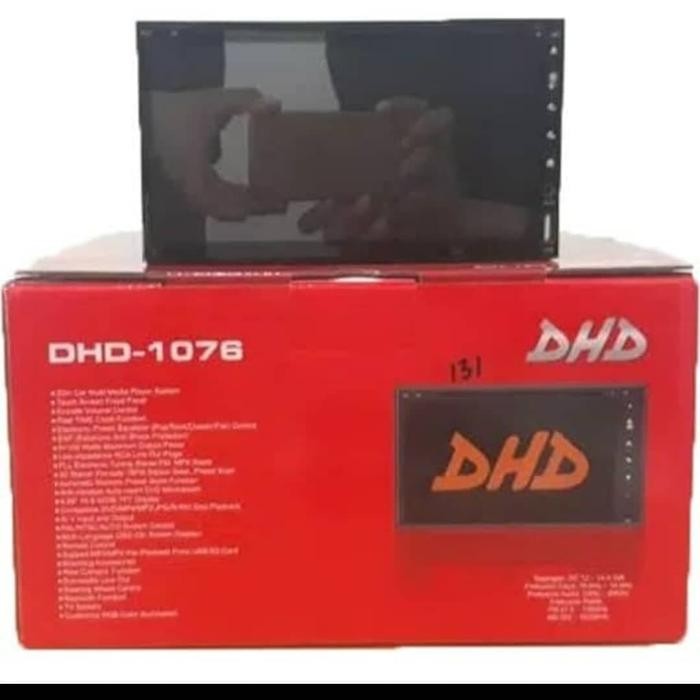 head unit double din full glass touch panel mirrorlink DHD-1076 TOP GRADE