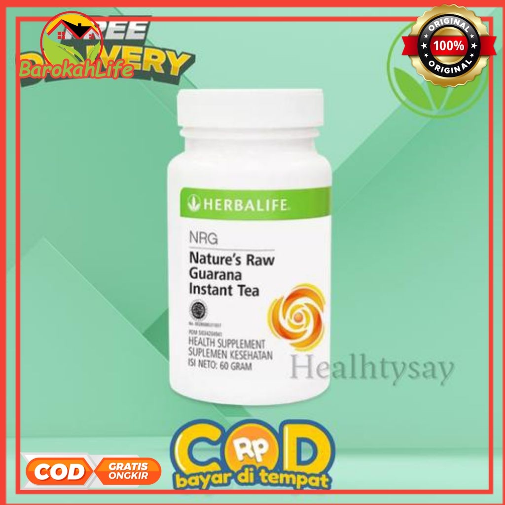 

Tea N.R.G Herbalife Teh Herbal NRG Teh Herbalife Original 60gr Teh Penambah Stamina Energi