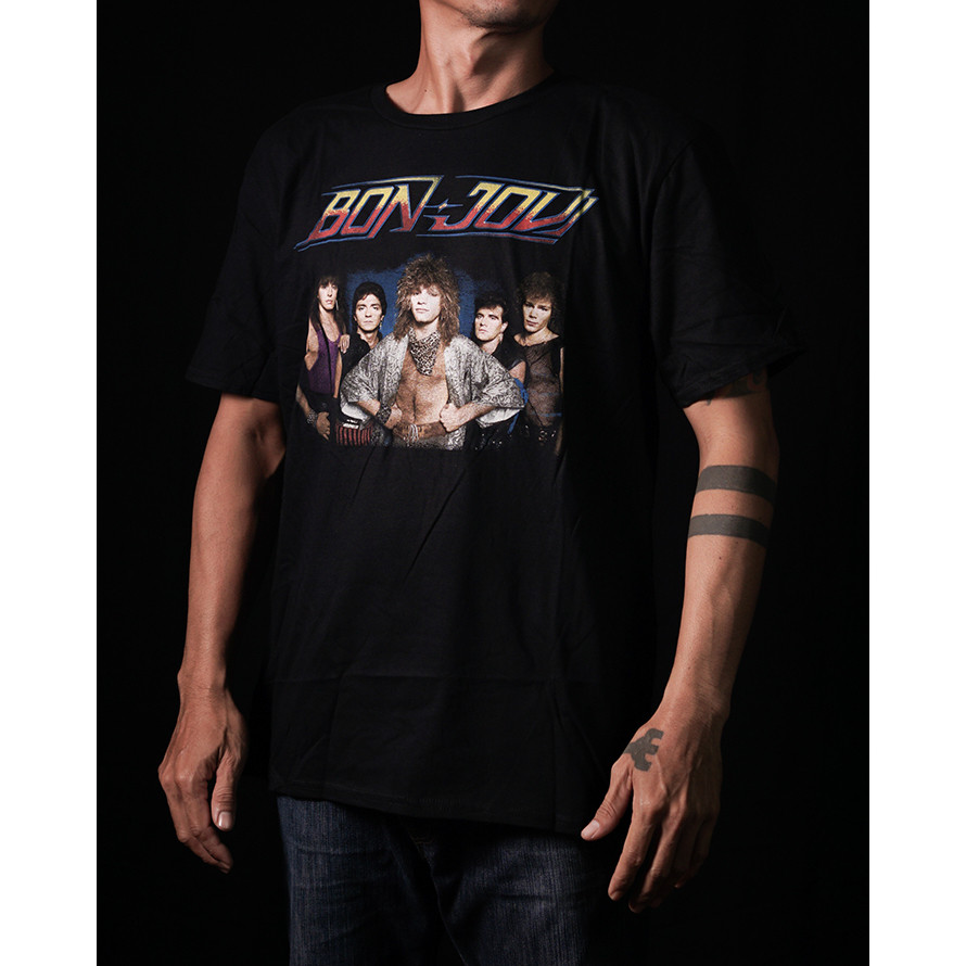 (COD) Bon Jovi Tour Black Tshirt