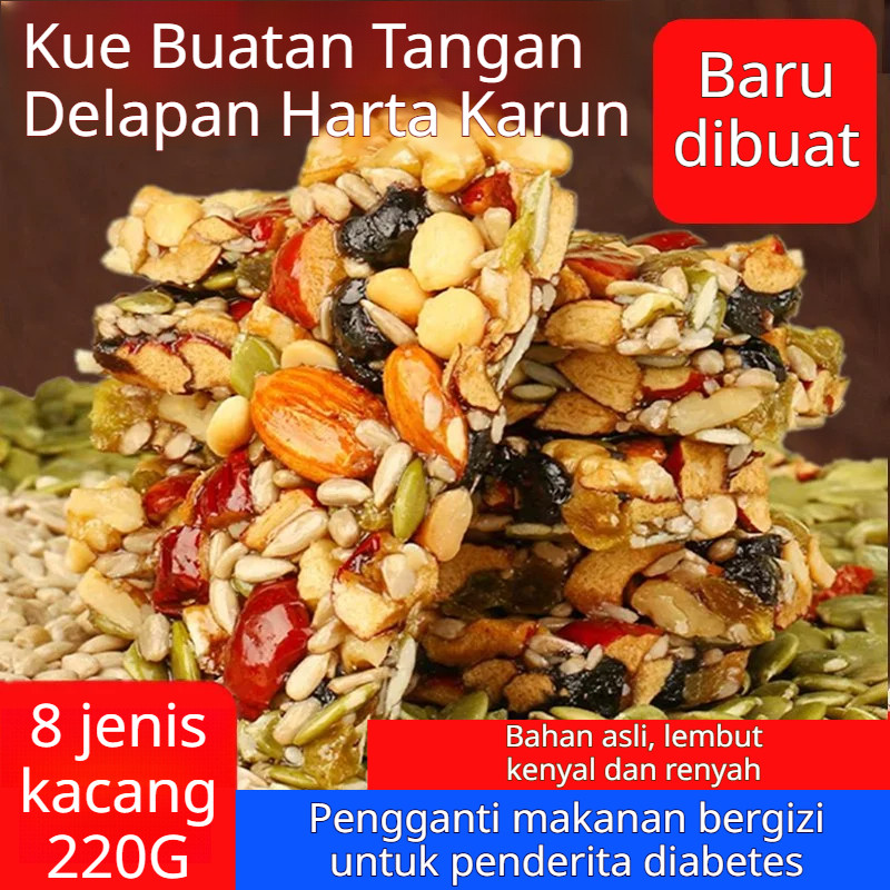 

Kue Potong Kacang Campur Renyah / Kue Tradisional / Kue Kering / Snack Camilan / Kacang Campur