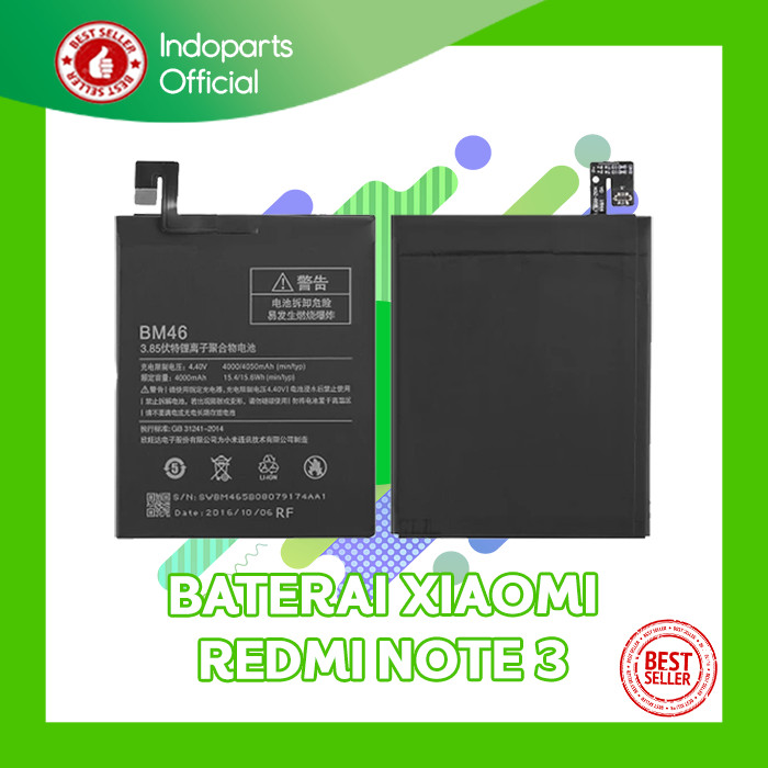 BATERAI XIAOMI REDMI NOTE 3 ORIGINAL