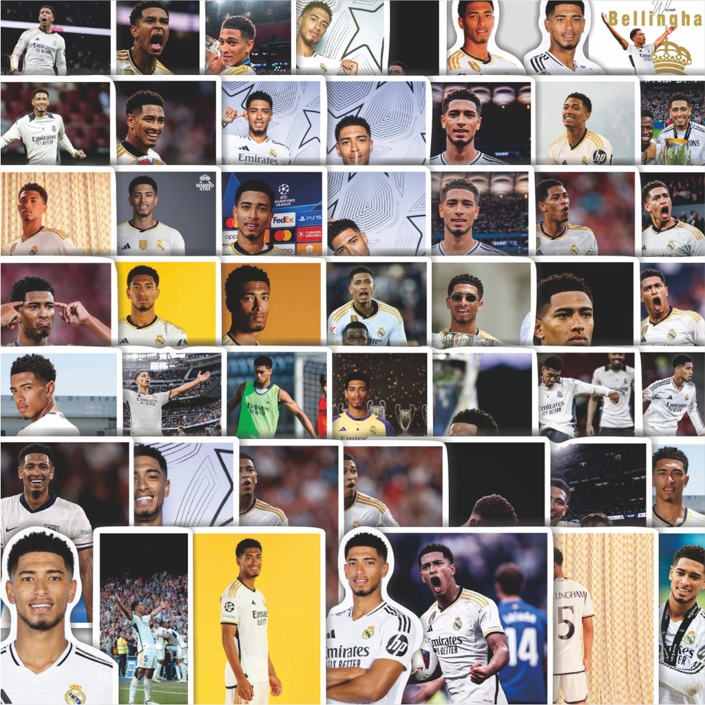 

Stiker Cutting Pack Stiker Sepak Bola RM Bellingham V2 Isi 100Pcs Series Aesthetic Lucu Keren Untuk Koper Bahan Vynil