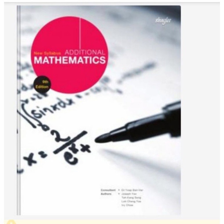 Buku New Syllabus Additional Mathematics