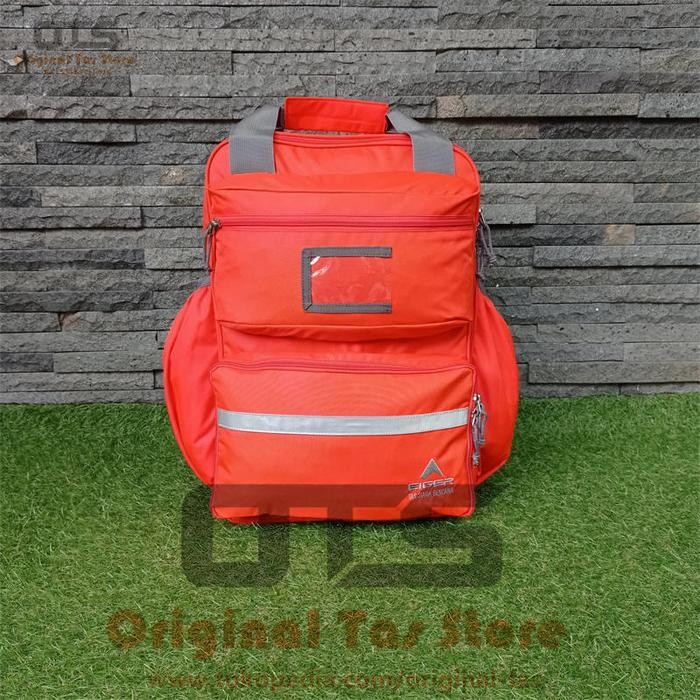 Tas Ransel Siaga Bencana Eiger First Aid Pack 20L Orange 910007679 Original