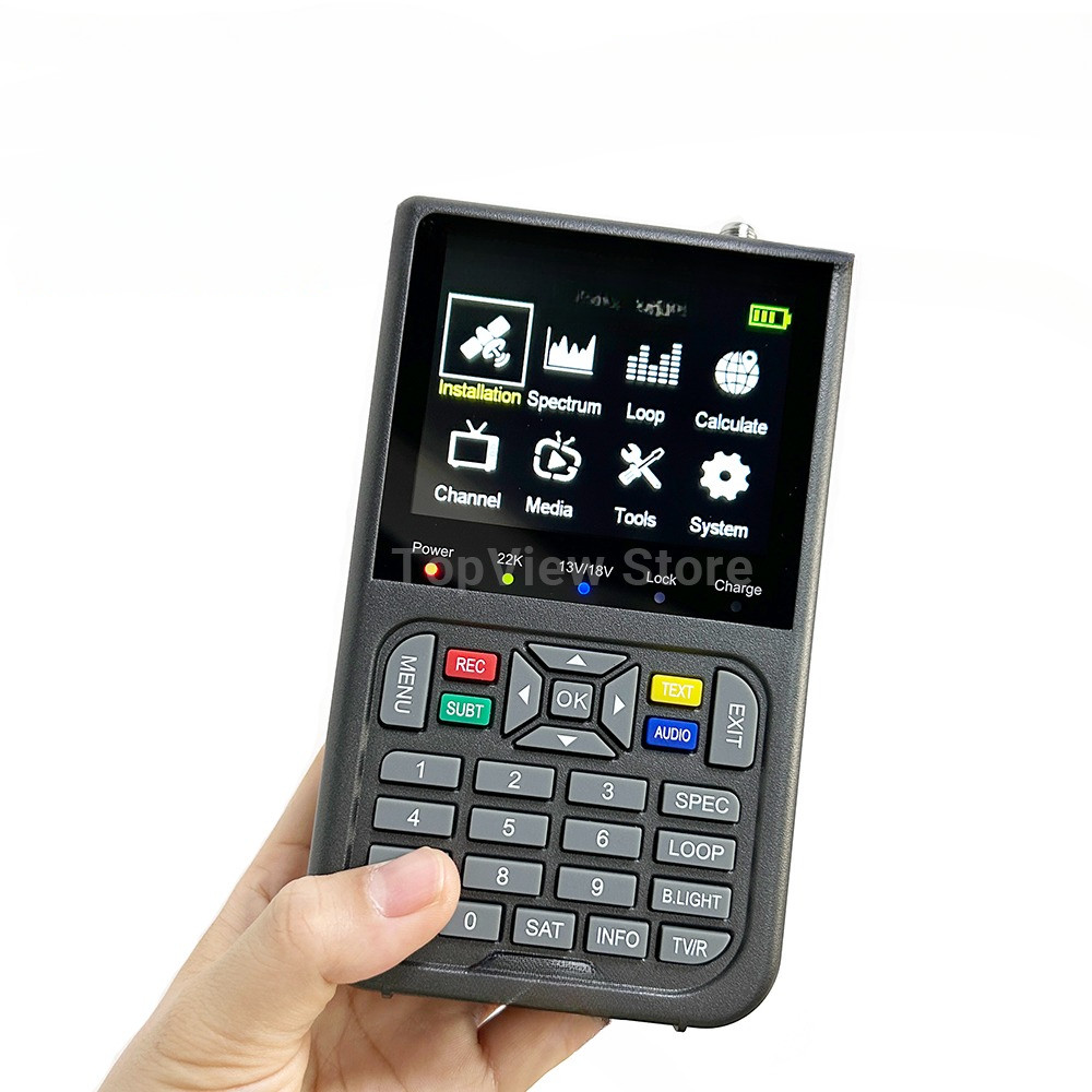GTMEDIA V8 Finder 2 Satellite Meter DVB-S/S2/S2X Support H.264 7.4V/4000mAh Li-ion Battery 3.5 Inch 