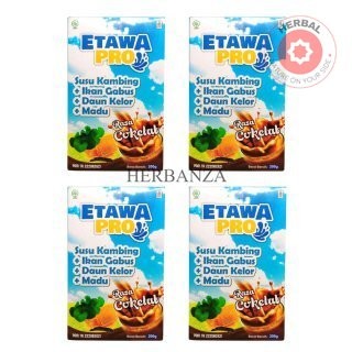 

4 BOX Susu Kambing Etawa Pro Cokelat – 200g Asli dan Original 100% BPOM