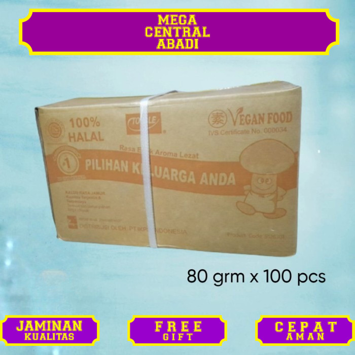 

Totole kaldu jamur 80 gram 1 dus isi 100 pcs