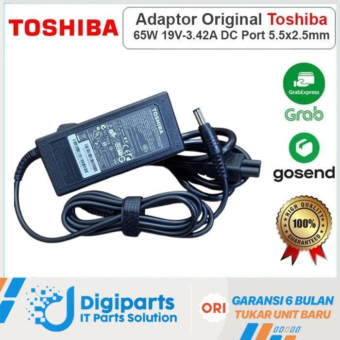 Adaptor Charger Laptop Toshiba dynabook R732 R734 R731 R730 R741 65W