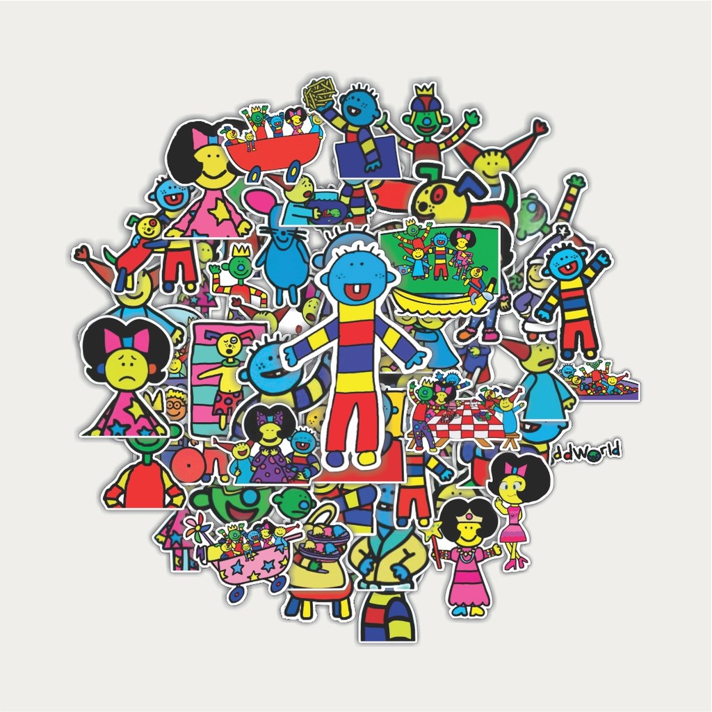 

Sticker Pack Stiker Toddworld Cartoon | Sticker TUMBLR | Stiker LAPTOP KOPER HELM