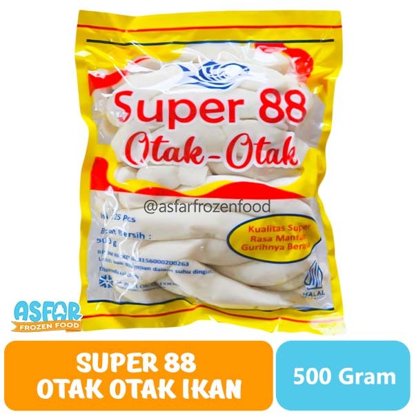 

Super 88 Otak Otak Ikan 500 Gram Isi 25 Pcs Asfar